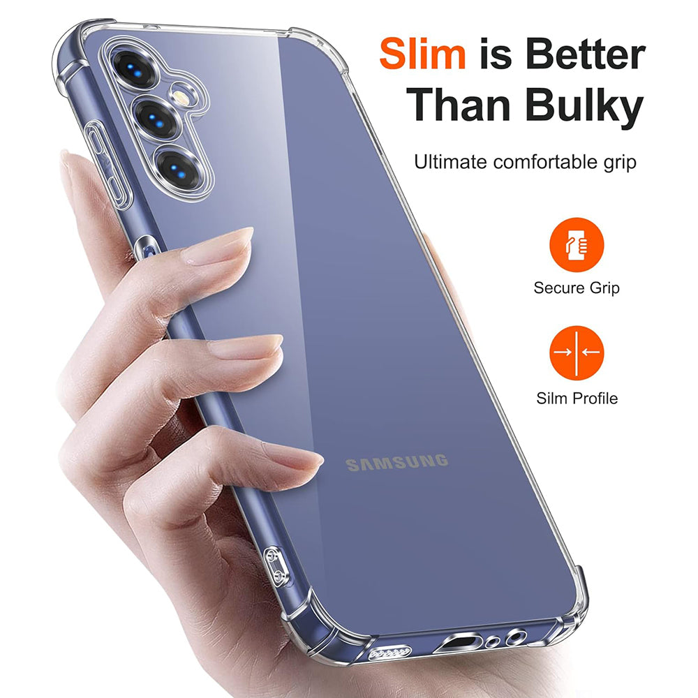 Hülle für Samsung Galaxy A10 A105, Techsuit, stoßfest klar, transparent