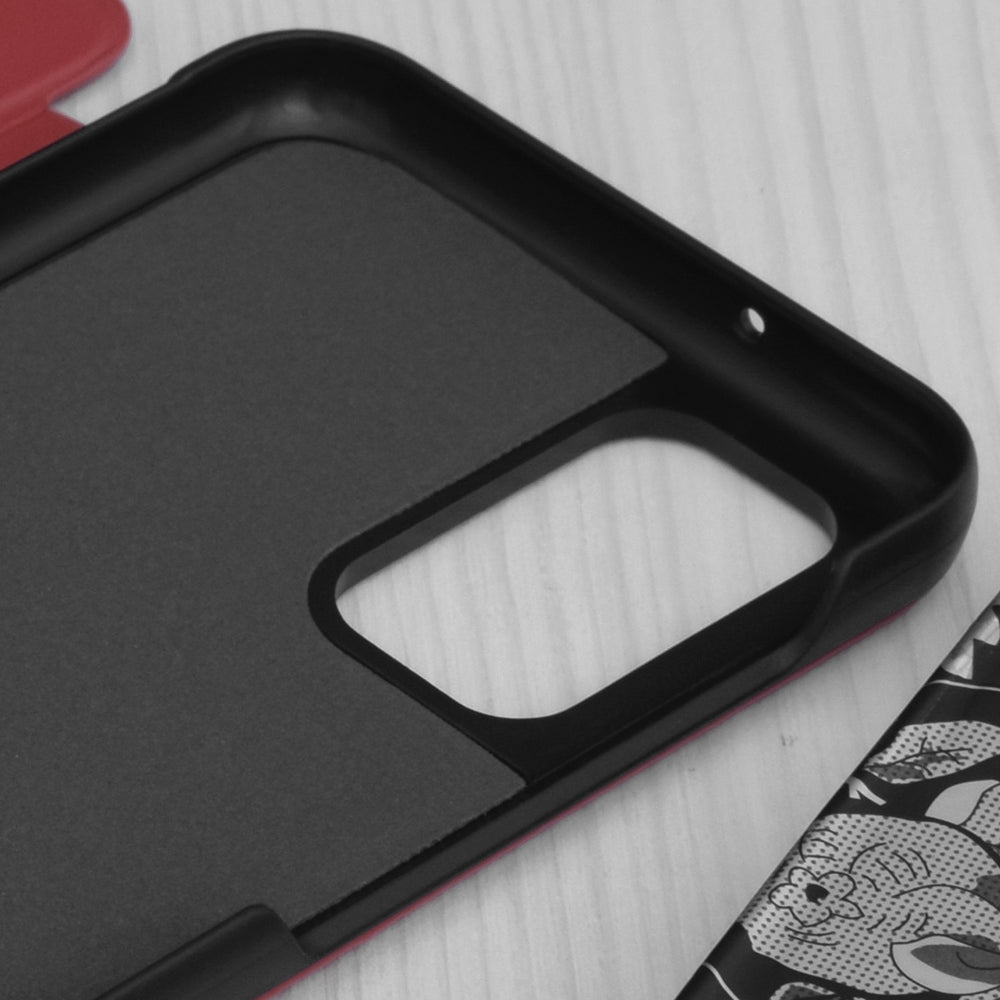 Hülle für Samsung Galaxy A13 A135, Techsuit, eFold, Rot