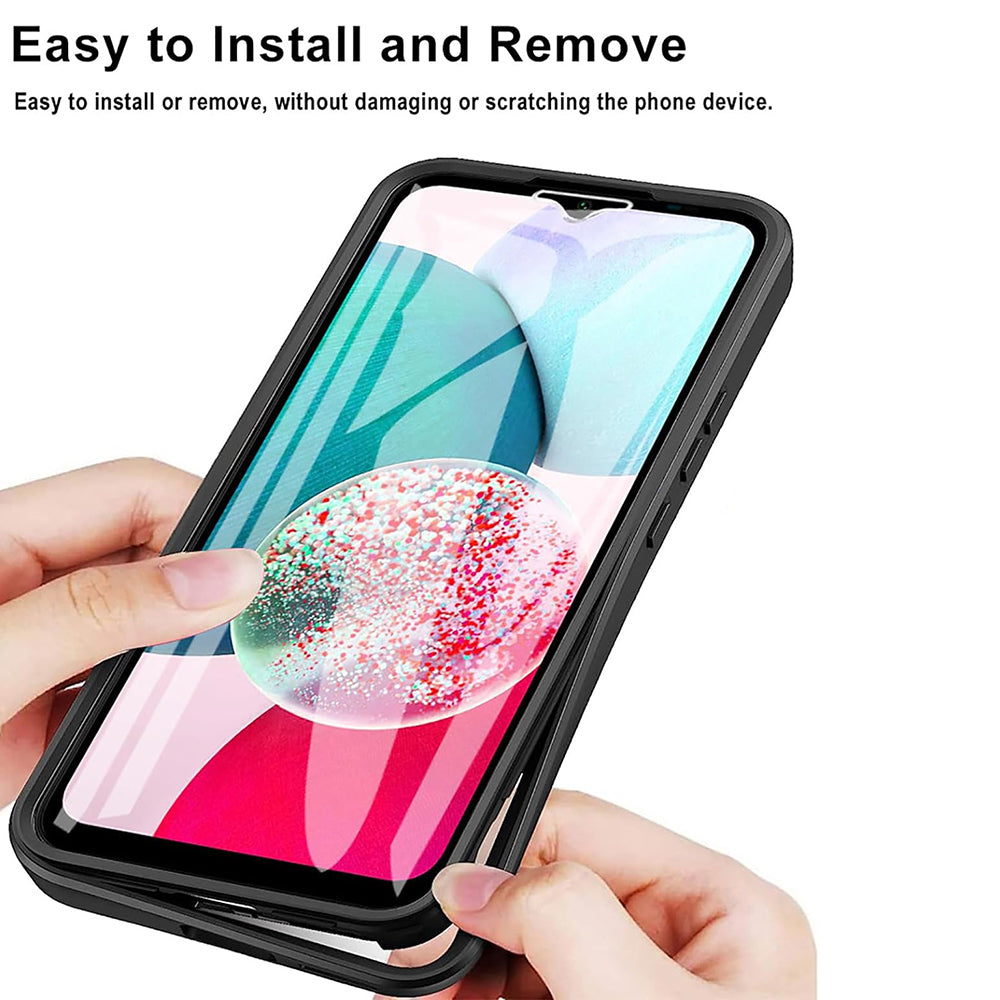 Hülle für Samsung Galaxy A14 A145 / A14 5G A146, Techsuit, ColorVerse 360, Lila