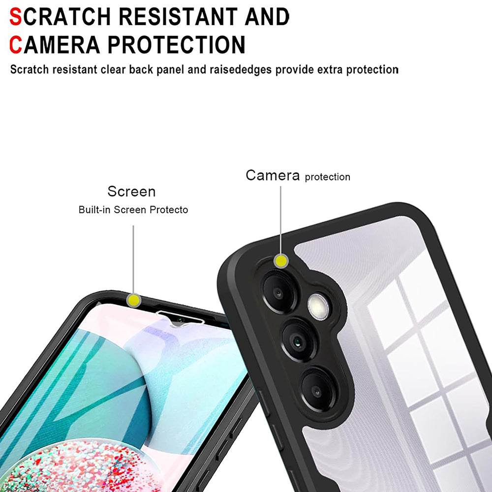 Hülle für Samsung Galaxy A14 A145 / A14 5G A146, Techsuit, ColorVerse 360, Schwarz