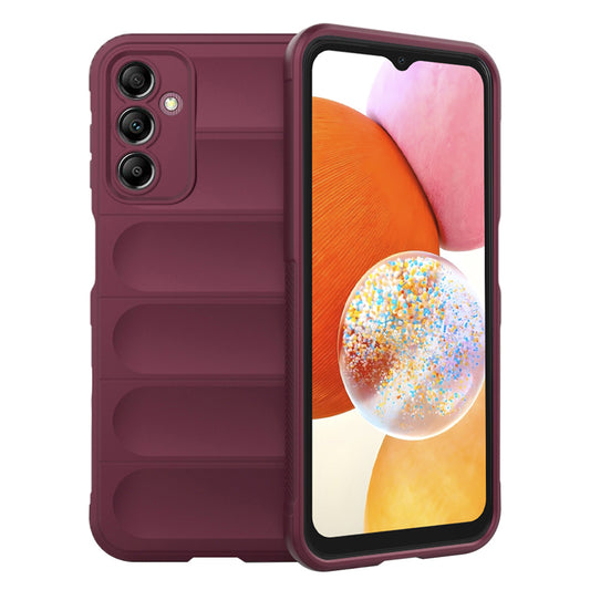 Hülle für Samsung Galaxy A14 A145 / A14 5G A146, Techsuit, Magic Shield, Weinrot