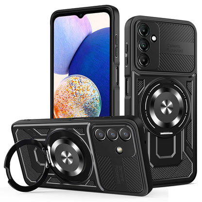 Hülle für Samsung Galaxy A14 A145 / A14 5G A146, Techsuit, RuggedCam, Schwarz