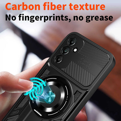 Hülle für Samsung Galaxy A14 A145 / A14 5G A146, Techsuit, RuggedCam, Schwarz
