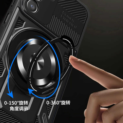 Hülle für Samsung Galaxy A14 A145 / A14 5G A146, Techsuit, RuggedCam, Schwarz