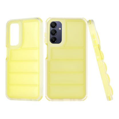 Hülle für Samsung Galaxy A15 5G A156 / A15 A155, Techsuit, Wave Shield, Gelb