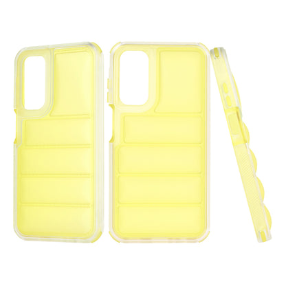 Hülle für Samsung Galaxy A15 5G A156 / A15 A155, Techsuit, Wave Shield, Gelb