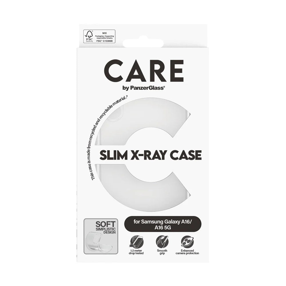 Hülle für Samsung Galaxy A16 4G A165, PanzerGlass, modisch, transparent