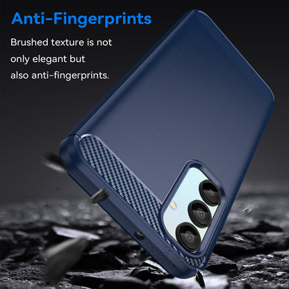Hülle für Samsung Galaxy A16 5G A166 / A16 4G A165, Techsuit, Carbon, Blau