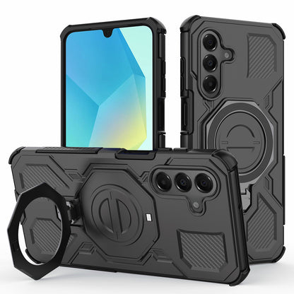 Hülle für Samsung Galaxy A16 5G A166 / A16 4G A165, Techsuit, Carbon Shield Pro, Schwarz