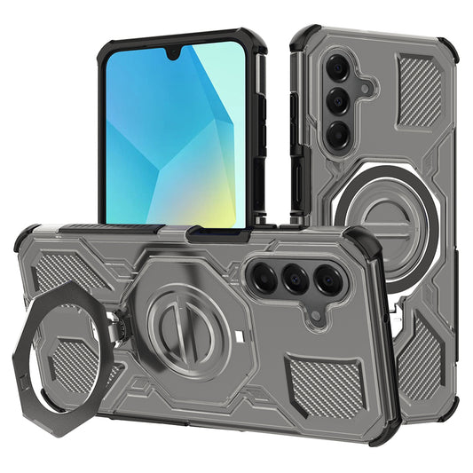 Hülle für Samsung Galaxy A16 5G A166 / A16 4G A165, Techsuit, Carbon Shield Pro, Dunkelgrau