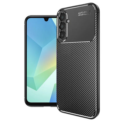 Hülle für Samsung Galaxy A16 5G A166 / A16 4G A165, Techsuit, CarbonFiber, Schwarz