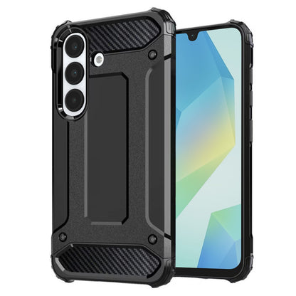 Hülle für Samsung Galaxy A16 5G A166 / A16 4G A165, Techsuit, Hybrid Armor, Schwarz
