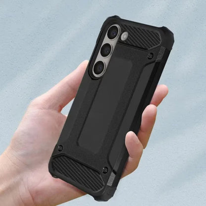 Hülle für Samsung Galaxy A16 5G A166 / A16 4G A165, Techsuit, Hybrid Armor, Schwarz