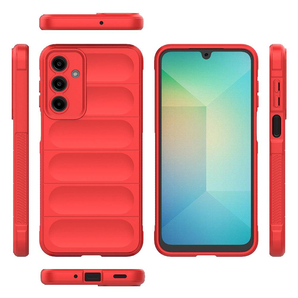 Hülle für Samsung Galaxy A16 5G A166 / A16 4G A165, Techsuit, Magic Shield, Rot