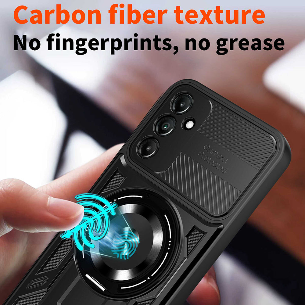 Hülle für Samsung Galaxy A16 5G A166 / A16 4G A165, Techsuit, RuggedCam, Schwarz