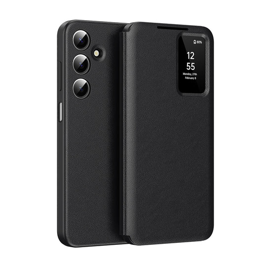Hülle für Samsung Galaxy A17 4G / A17 5G / A26 A266, Techsuit, SmartView, Schwarz