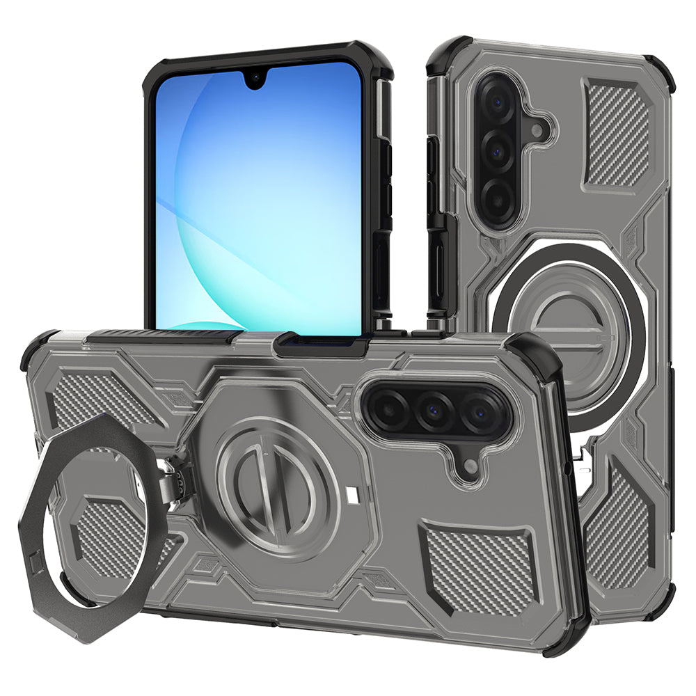 Hülle für Samsung Galaxy A17 4G / A17 5G, Techsuit, Carbon Shield Pro, Off-Schwarz