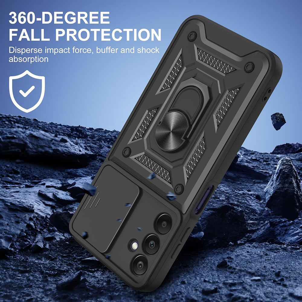 Hülle für Samsung Galaxy A17 5G, Techsuit, CamShield, Schwarz