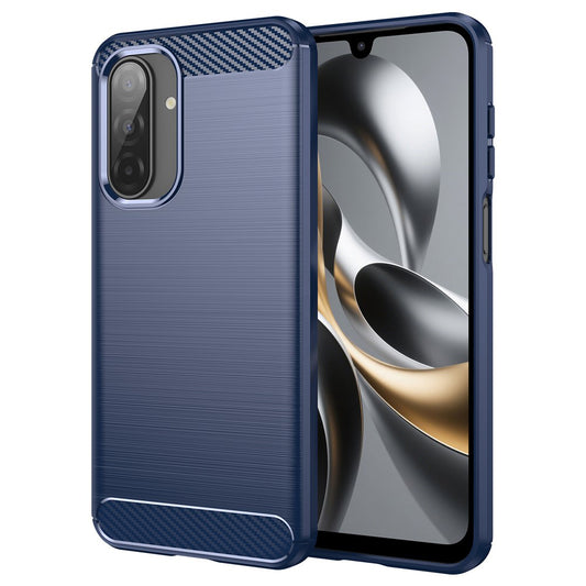 Hülle für Samsung Galaxy A17 5G, Techsuit, Carbon, Blau