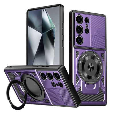 Hülle für Samsung Galaxy A17 5G, Techsuit, RuggedCam, Lila