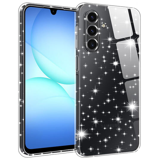 Hülle für Samsung Galaxy A17 5G, Techsuit, SparkleSkin, Transparent