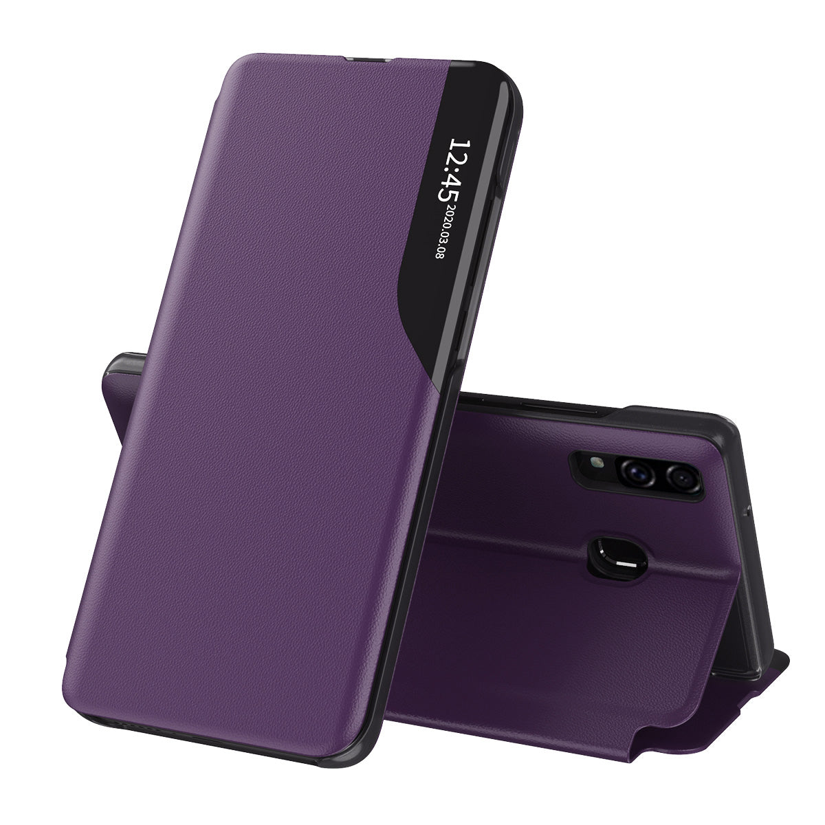 Hülle für Samsung Galaxy A20e A202, Techsuit, eFold, Lila