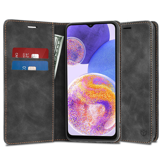 Hülle für Samsung Galaxy A23 5G A236 / A23 A235, Techsuit, Confy, Schwarz