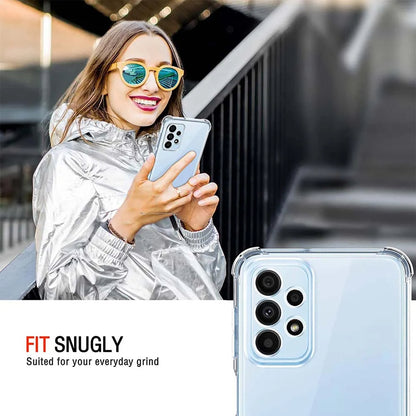 Hülle für Samsung Galaxy A23 5G A236 / A23 A235, Techsuit, stoßfest klar, transparent
