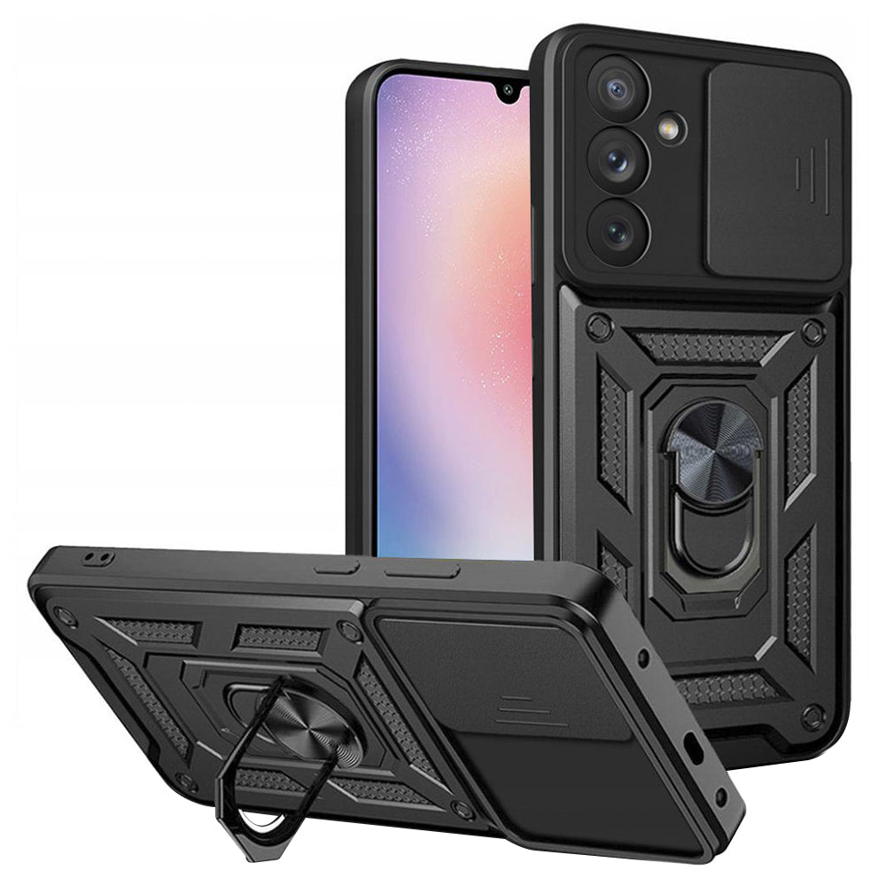 Hülle für Samsung Galaxy A24 4G A245, Techsuit, CamShield, Schwarz