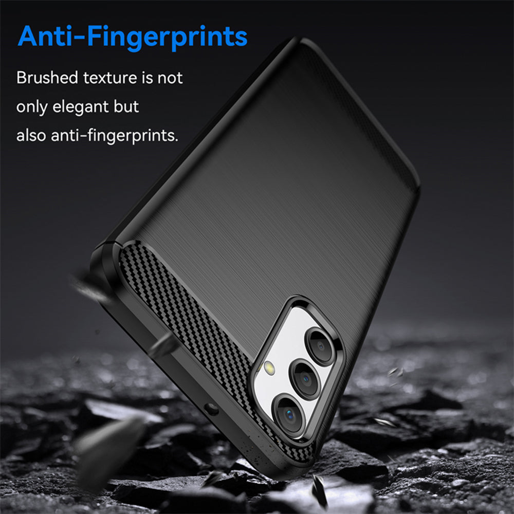 Case for Samsung Galaxy A24 4G A245, Techsuit, Carbon, Black