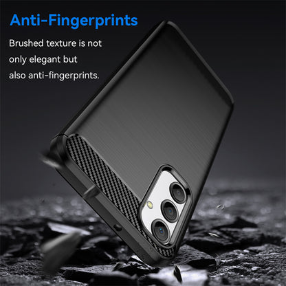 Hülle für Samsung Galaxy A25 A256, Techsuit, Carbon, Schwarz