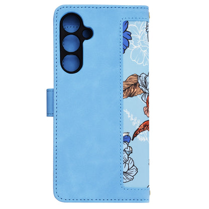 Hülle für Samsung Galaxy A25 A256, Techsuit, FlipCraft, Blau