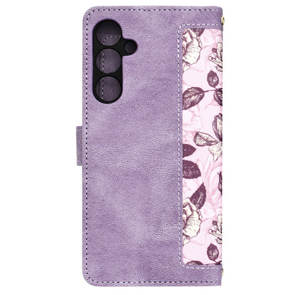 Hülle für Samsung Galaxy A25 A256, Techsuit, FlipCraft, Lila
