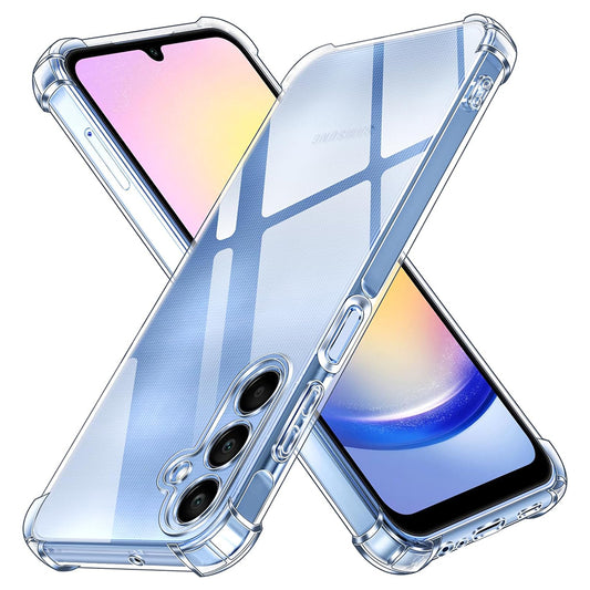 Hülle für Samsung Galaxy A25 A256, Techsuit, stoßfest klar, transparent