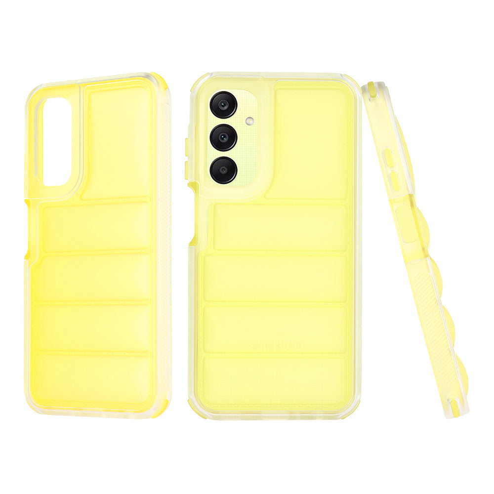 Hülle für Samsung Galaxy A25 A256, Techsuit, Wave Shield, Gelb