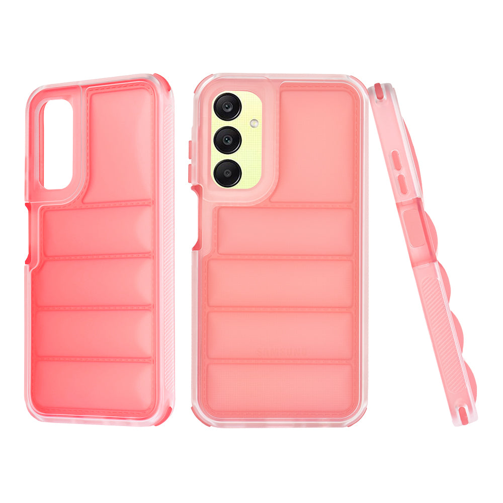 Hülle für Samsung Galaxy A25 A256, Techsuit, Wave Shield, Rot