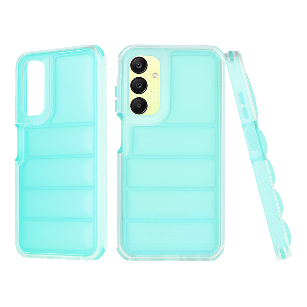 Case for Samsung Galaxy A25 A256, Techsuit, Wave Shield, Turquoise