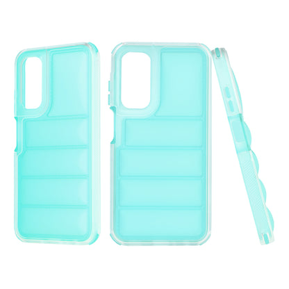 Case for Samsung Galaxy A25 A256, Techsuit, Wave Shield, Turquoise