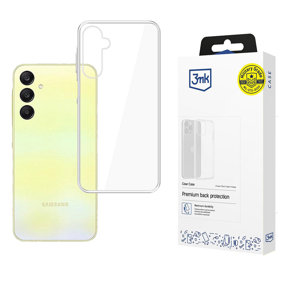 Case for Samsung Galaxy A26 A266, 3MK, Clear, Transparent