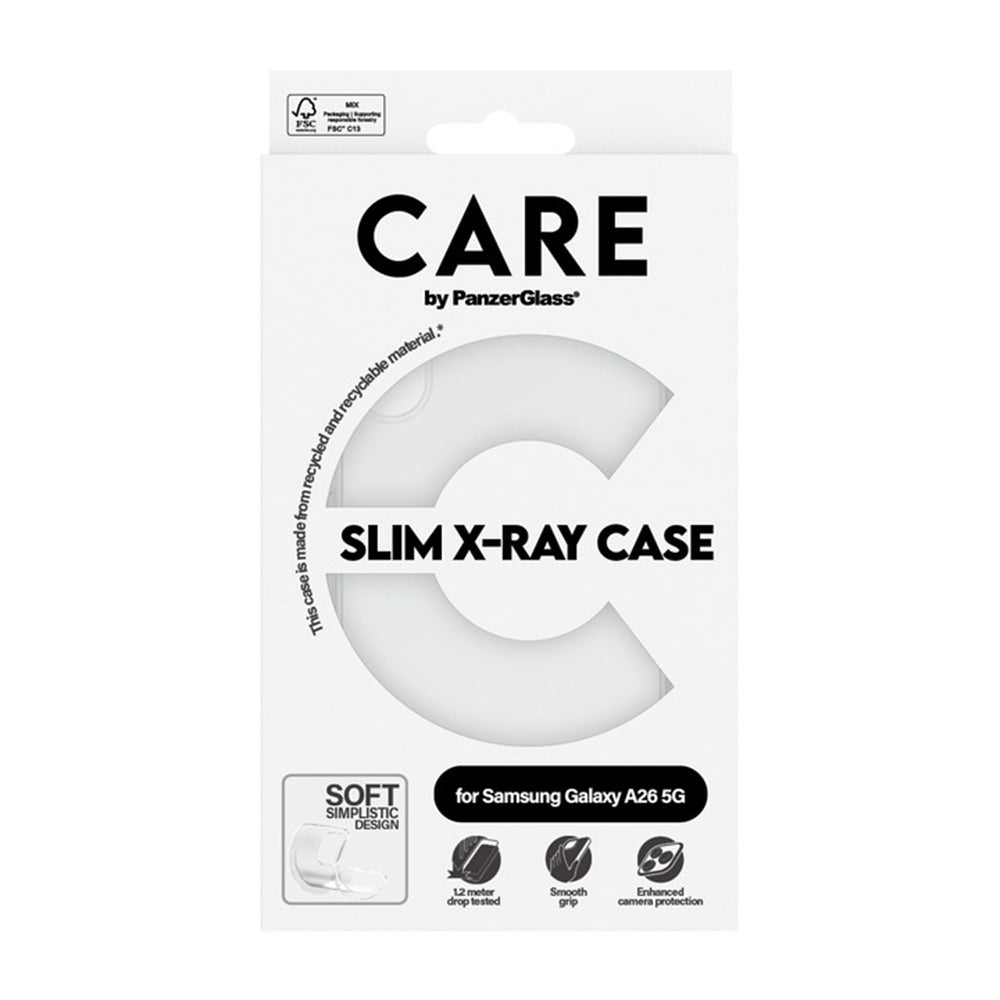 Hülle für Samsung Galaxy A26 A266, PanzerGlass, modisch, transparent
