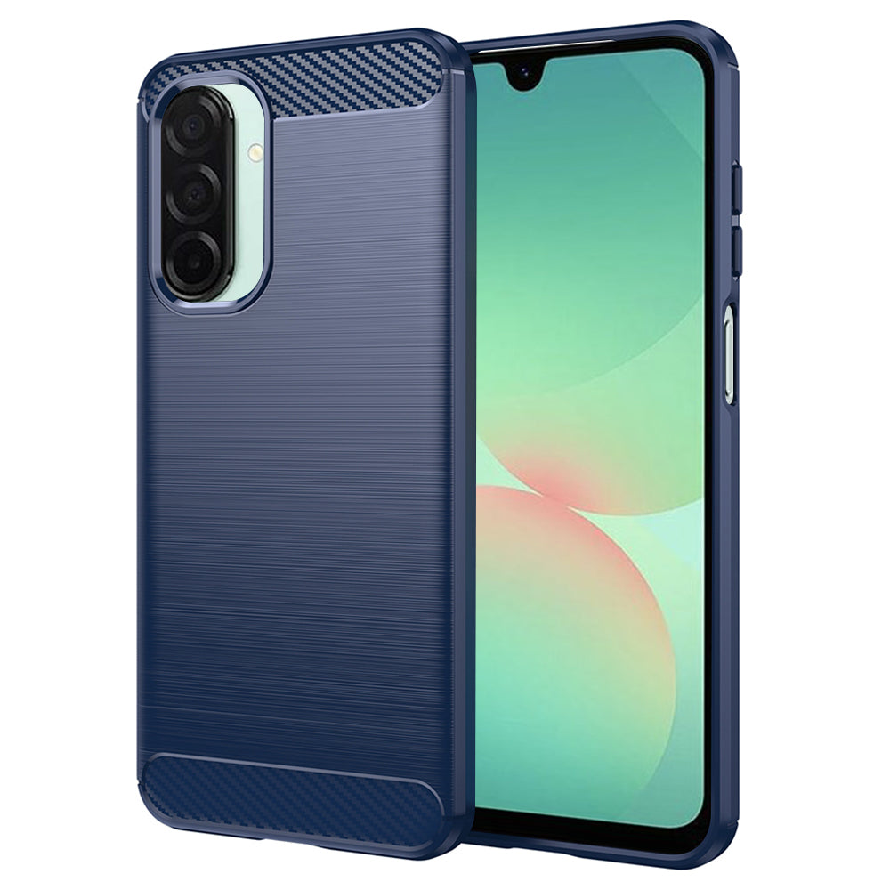 Hülle für Samsung Galaxy A26 A266, Techsuit, Carbon, Blau