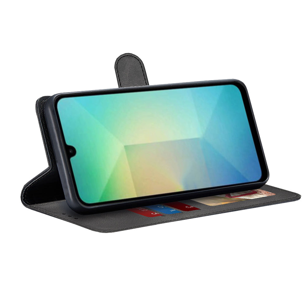Hülle für Samsung Galaxy A26 A266, Techsuit, Diary Book, Schwarz