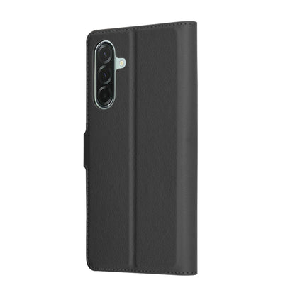 Hülle für Samsung Galaxy A26 A266, Techsuit, Leder-Folio, Schwarz