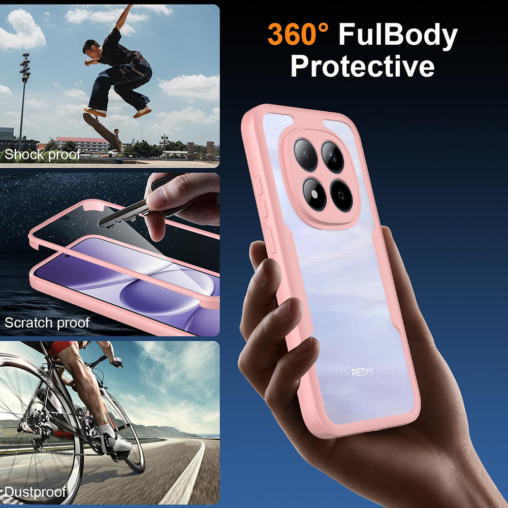 Hülle für Samsung Galaxy A27 5G, Techsuit, ColorVerse 360, Rosa
