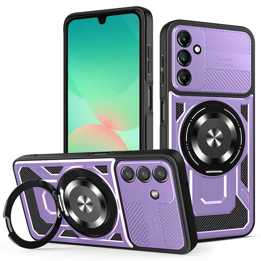 Hülle für Samsung Galaxy A27 5G, Techsuit, RuggedCam, Lila