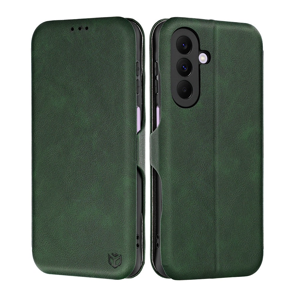 Hülle für Samsung Galaxy A27 5G, Techsuit, Safe Wallet Plus, Grün
