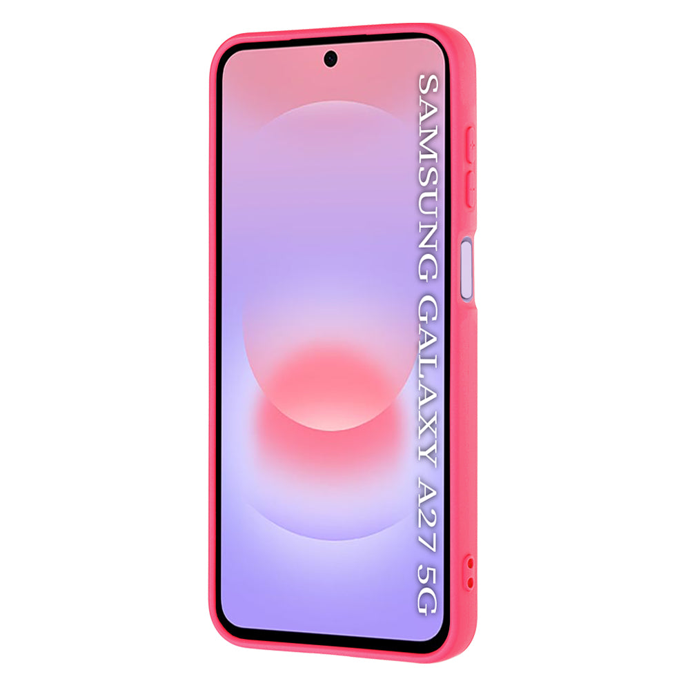 Case for Samsung Galaxy A27 5G, Techsuit, SoftFlex, Dark Pink