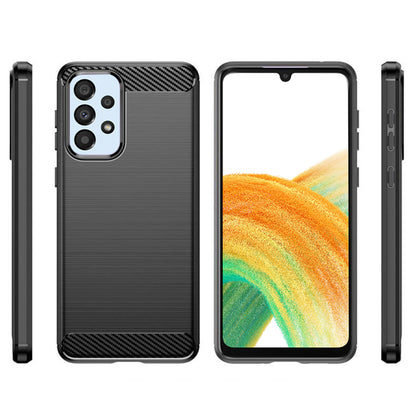 Case for Samsung Galaxy A33 5G A336, Techsuit, Carbon, Black