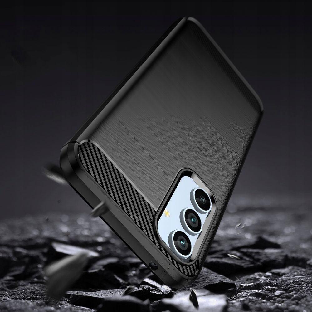 Case for Samsung Galaxy A34 A346, Techsuit, Carbon, Black