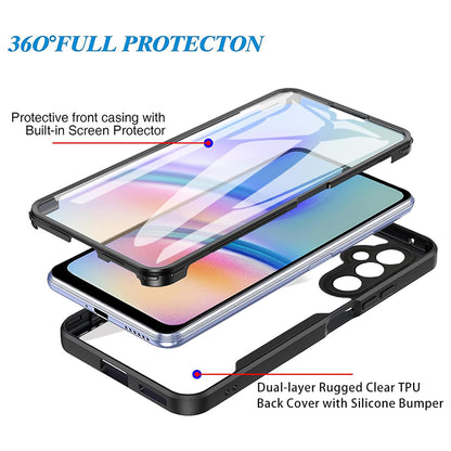 Hülle für Samsung Galaxy A34 A346, Techsuit, ColorVerse 360, Schwarz